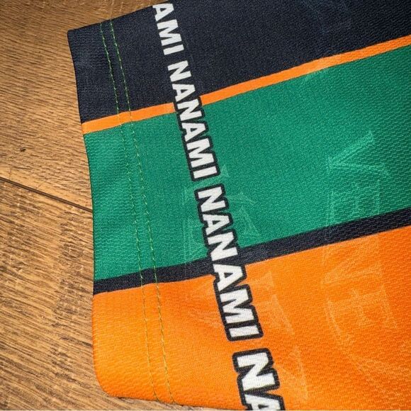 Venezia Men's Green and Orange Striped Shirt - Picture 5 of 6